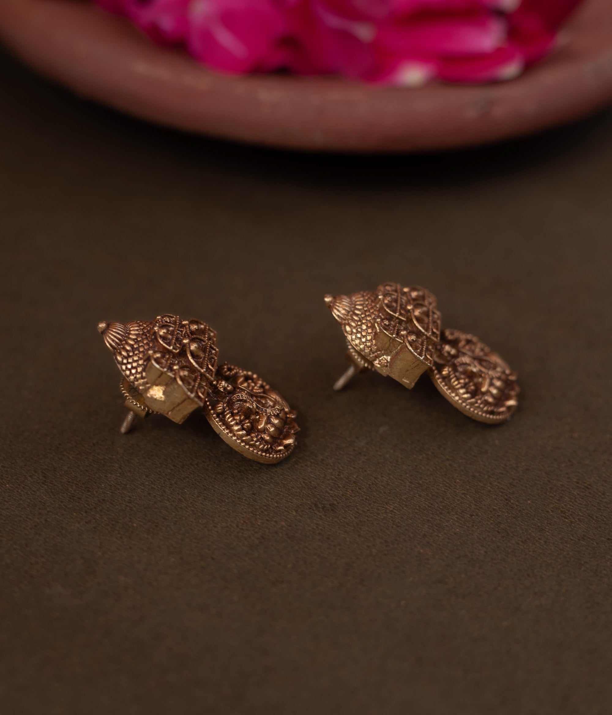 Devyani Temple Dome Earrings