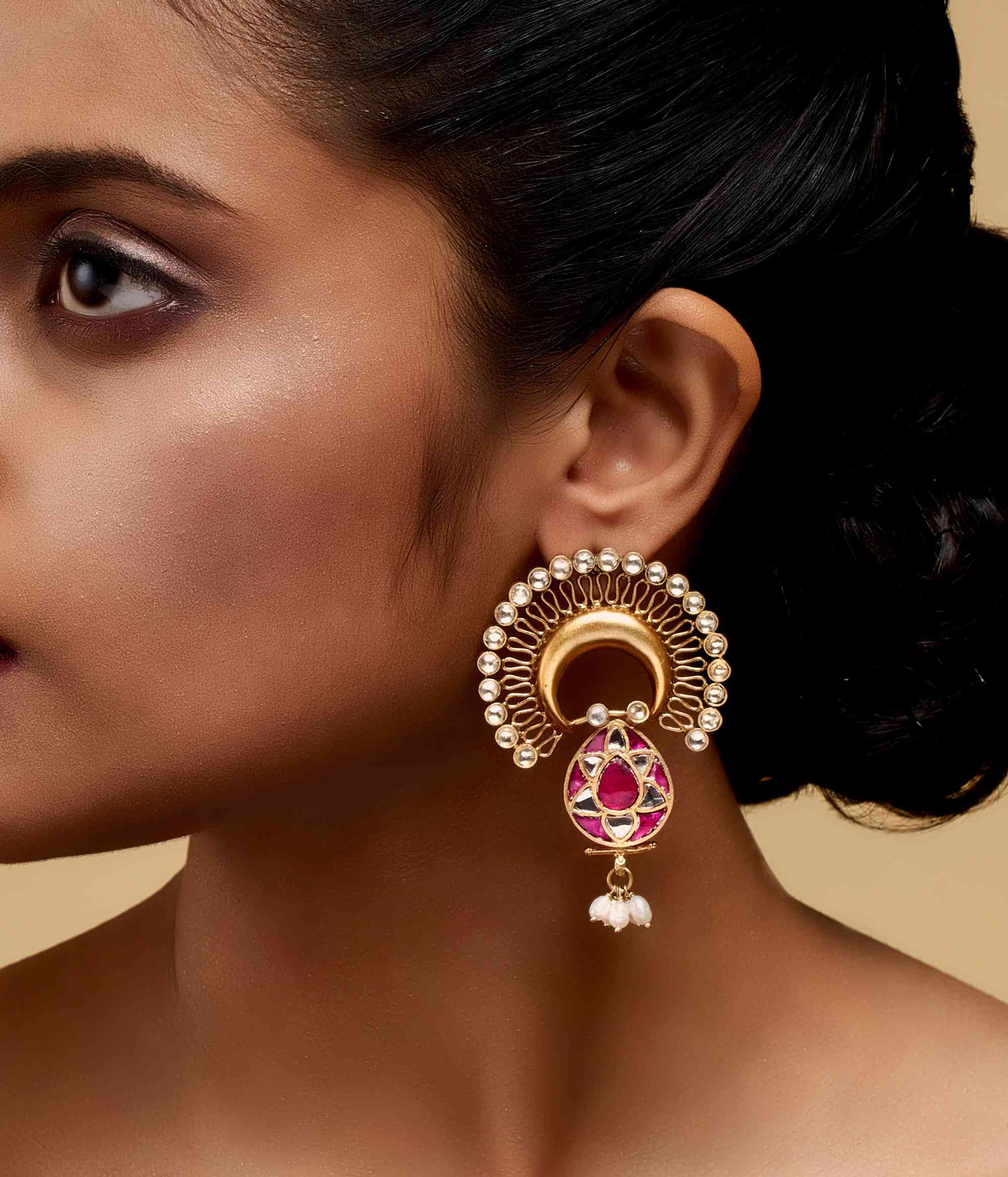 Hindola Kundan Earring