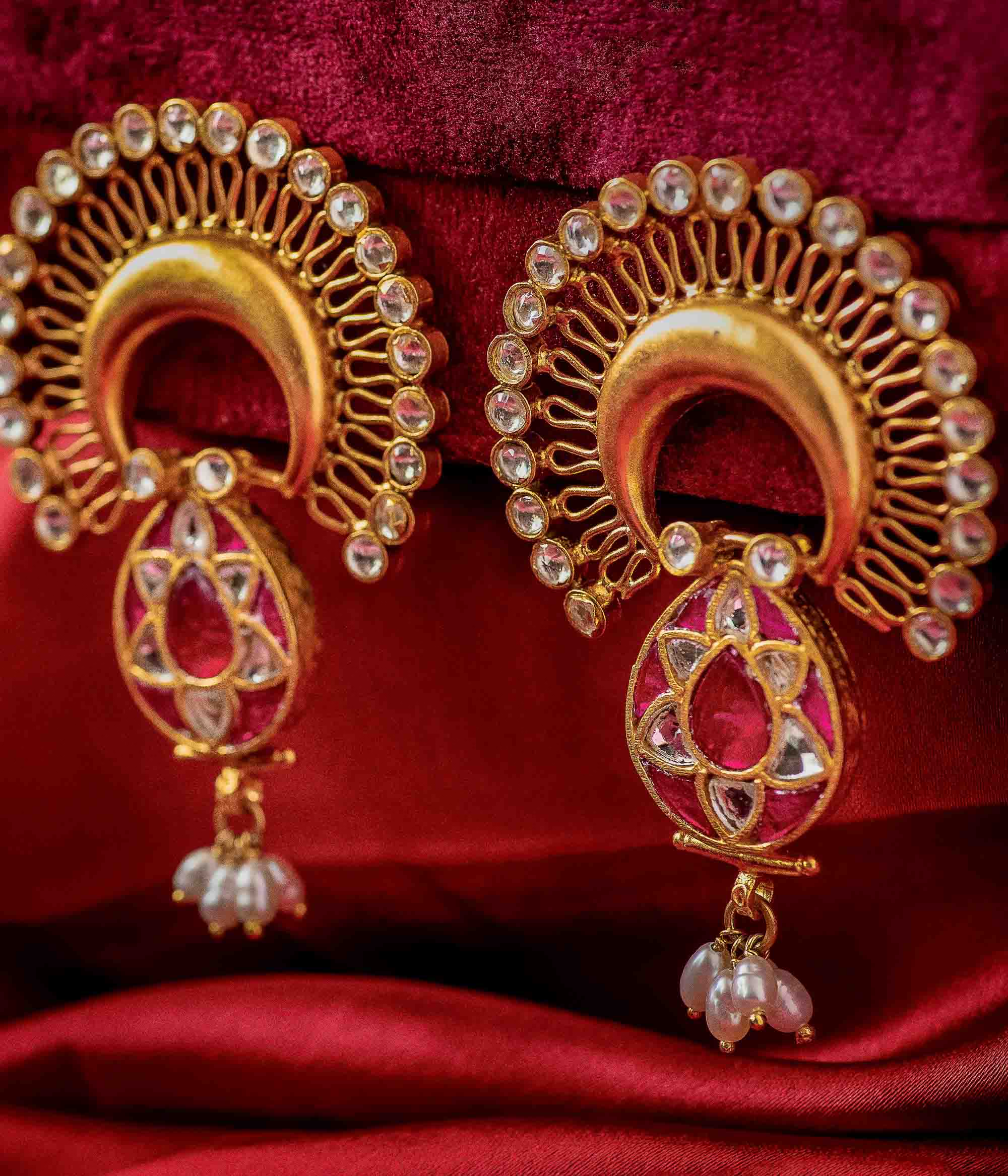 Hindola Kundan Earring