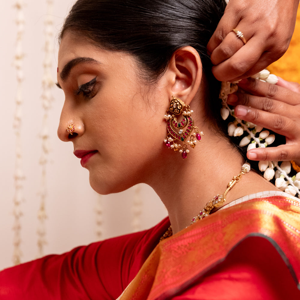 Chaithra Kundan Earring