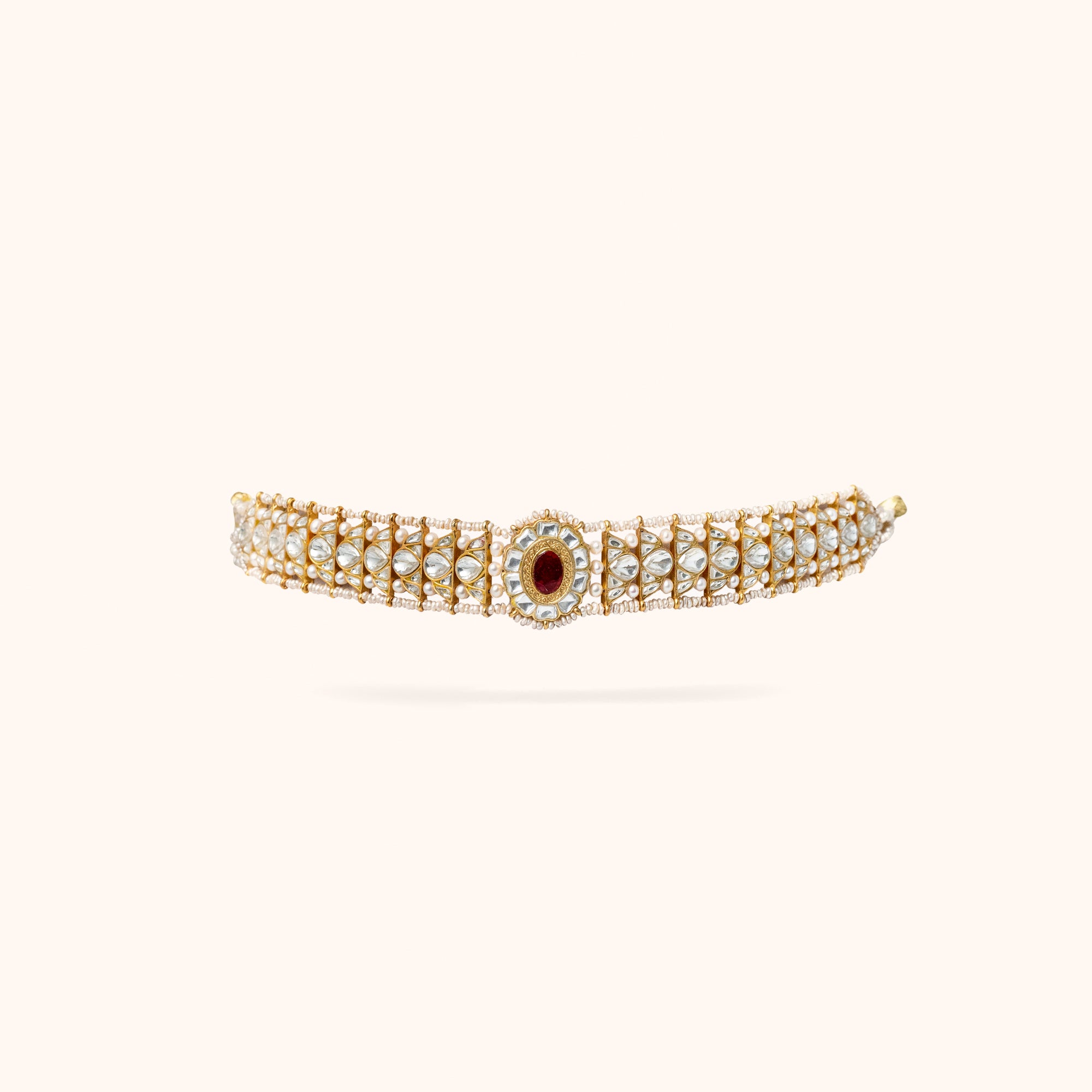 92.5 Sterling Silver Lea Choker Gold Plated