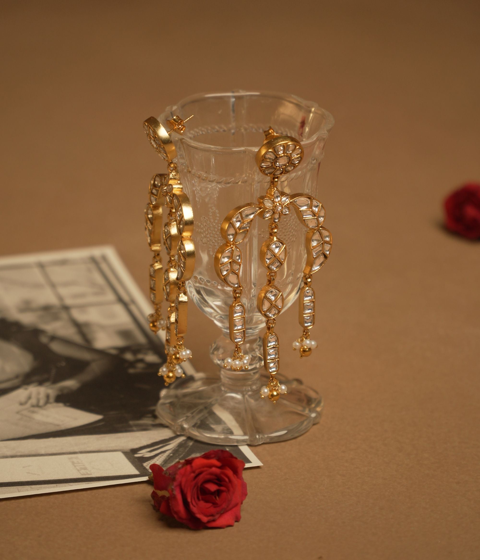 Rue Earrings - fantasy jewelry with elegance and charm, perfect for royal and magical moments.