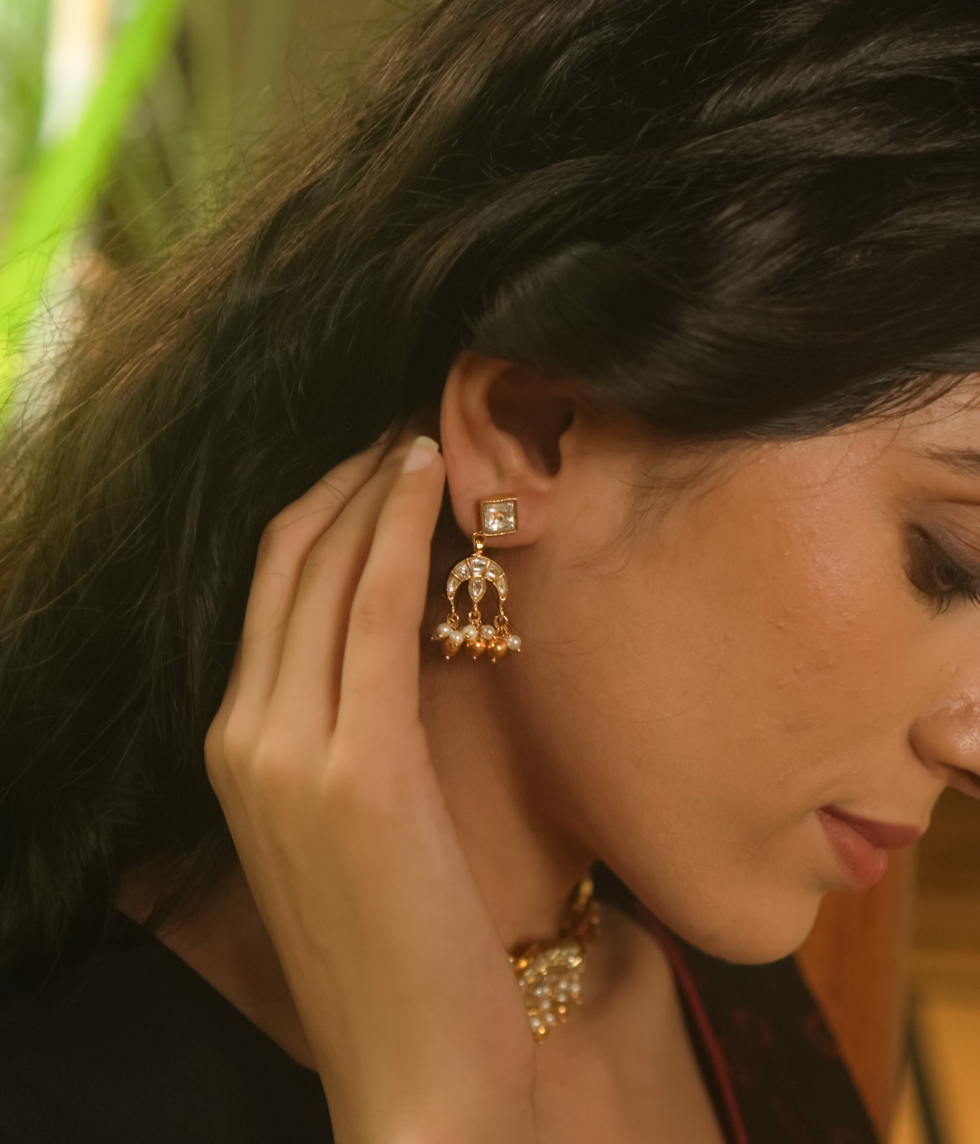 Jeanne Earrings - fantasy jewelry with elegance and charm, perfect for royal and magical moments.