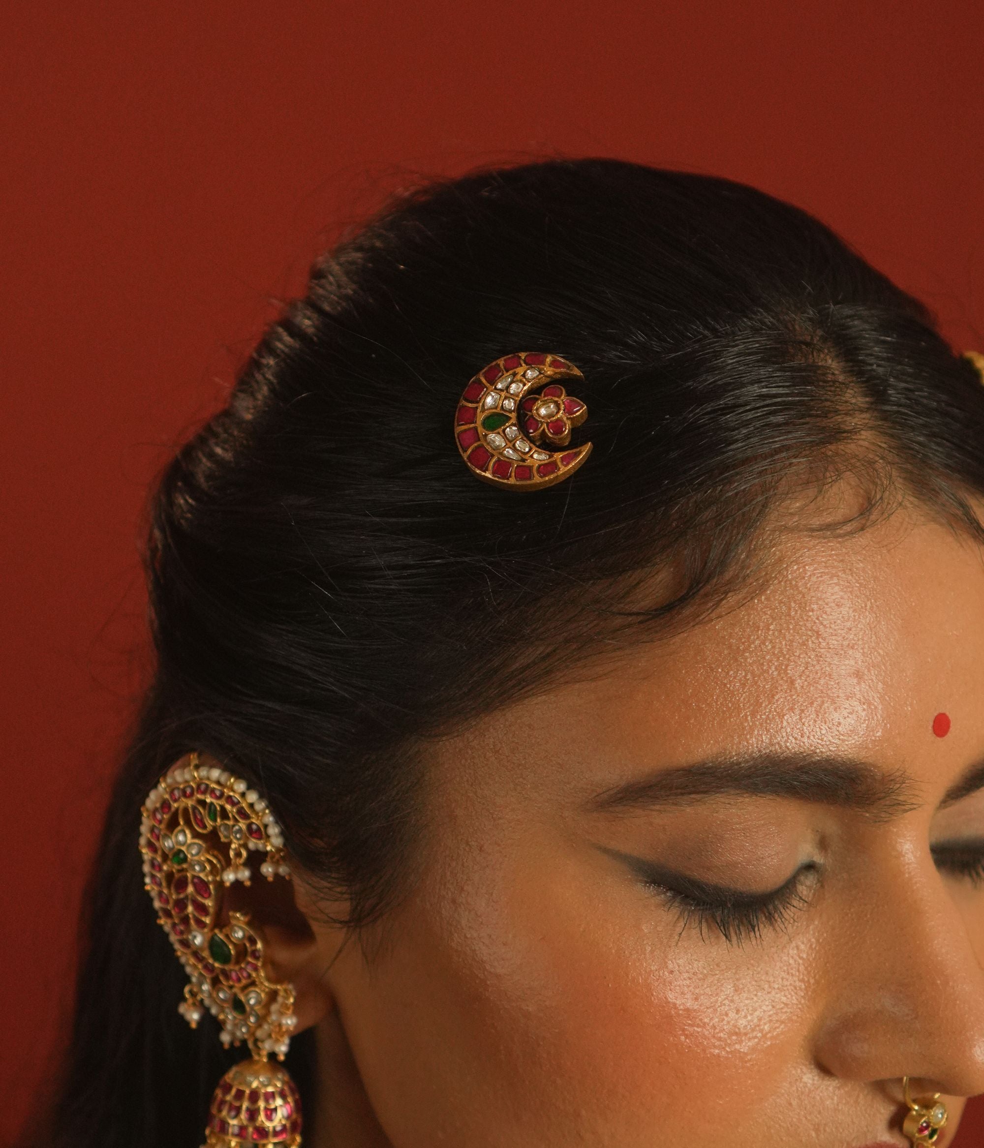 Handmade silver hair jewellery Chennai