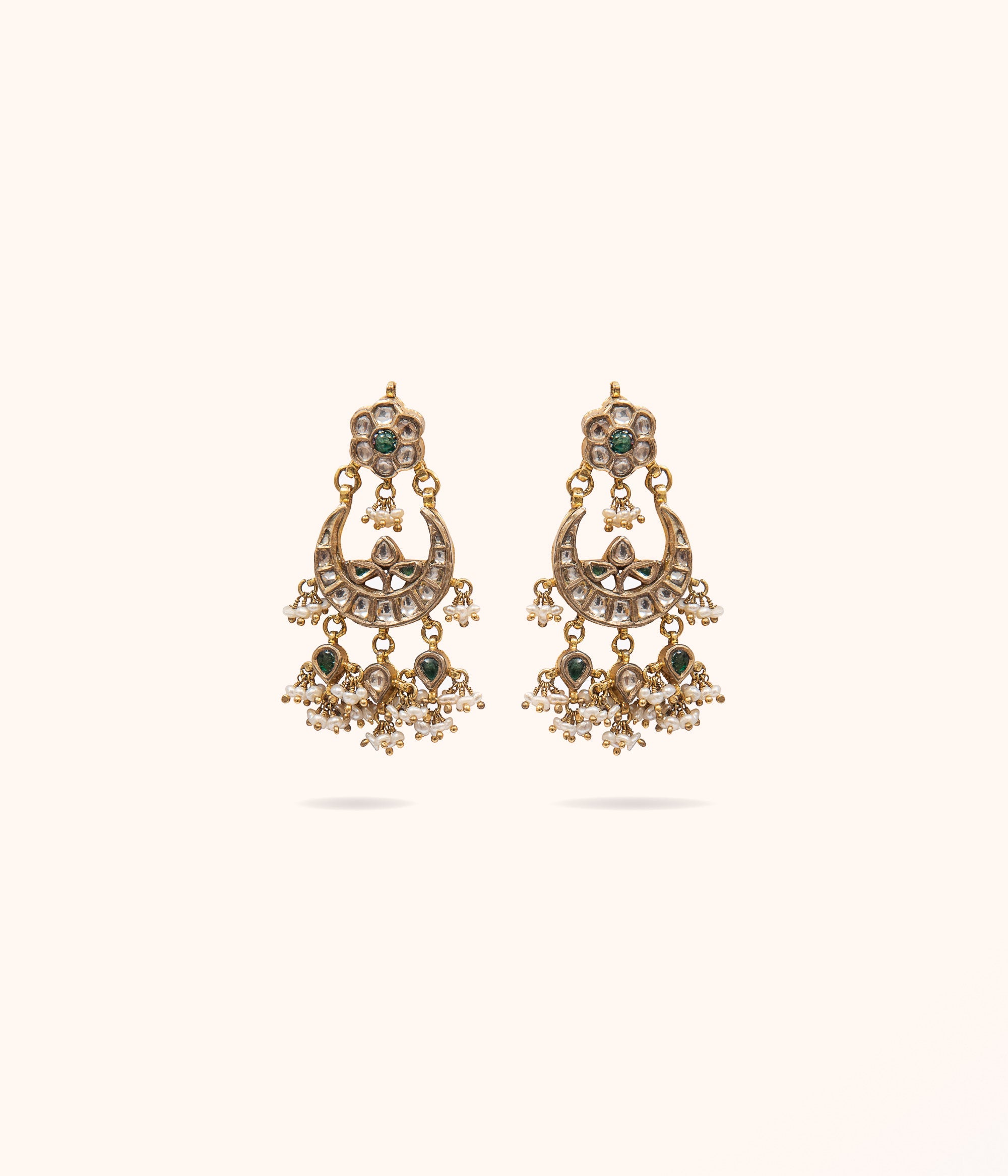 Floral Chand Earrings