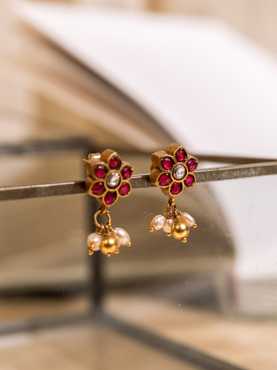 Mihira Kundan Earrings