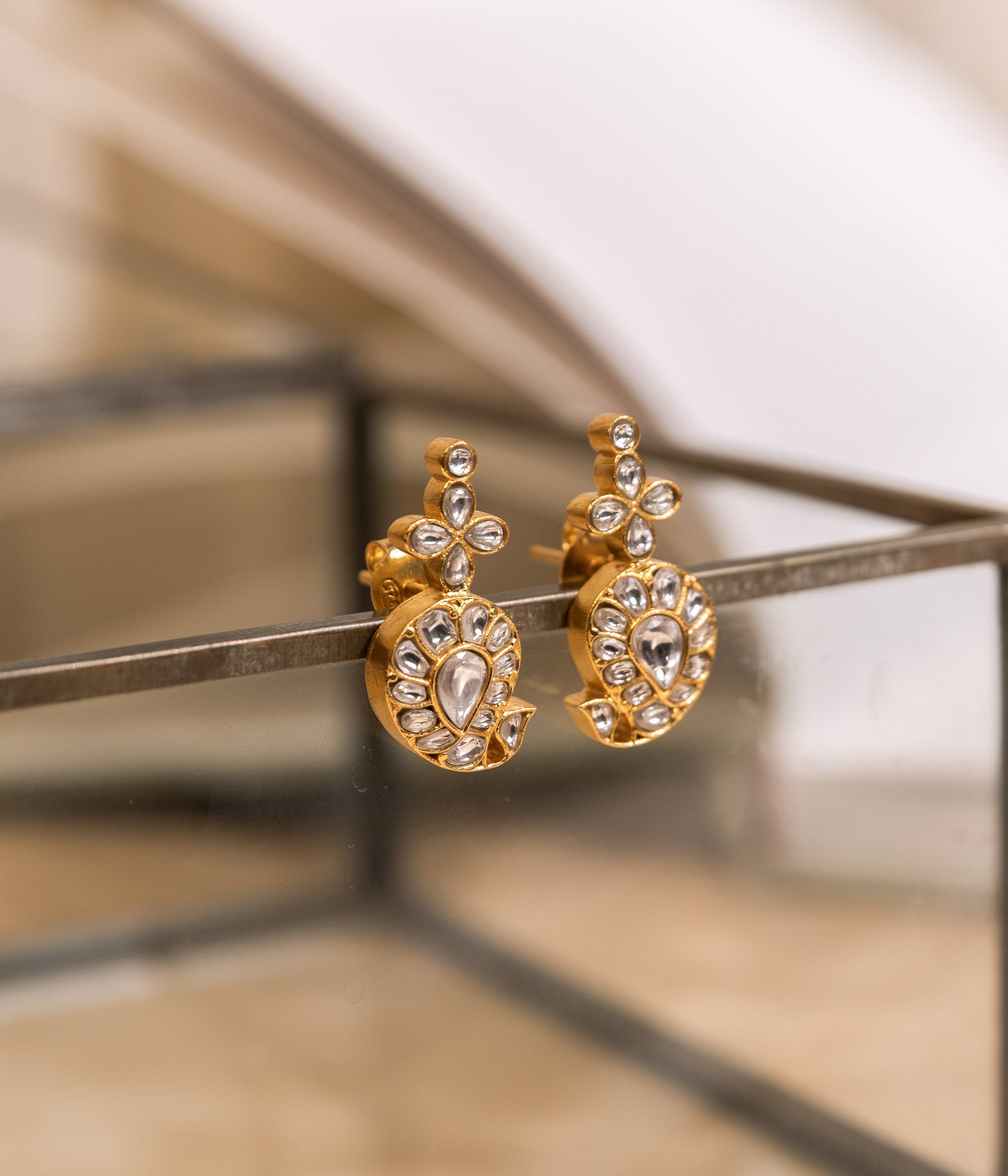 Nishka Kundan Earrings