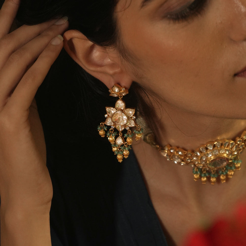 Valla Earrings - fantasy jewelry with elegance and charm, perfect for royal and magical moments.