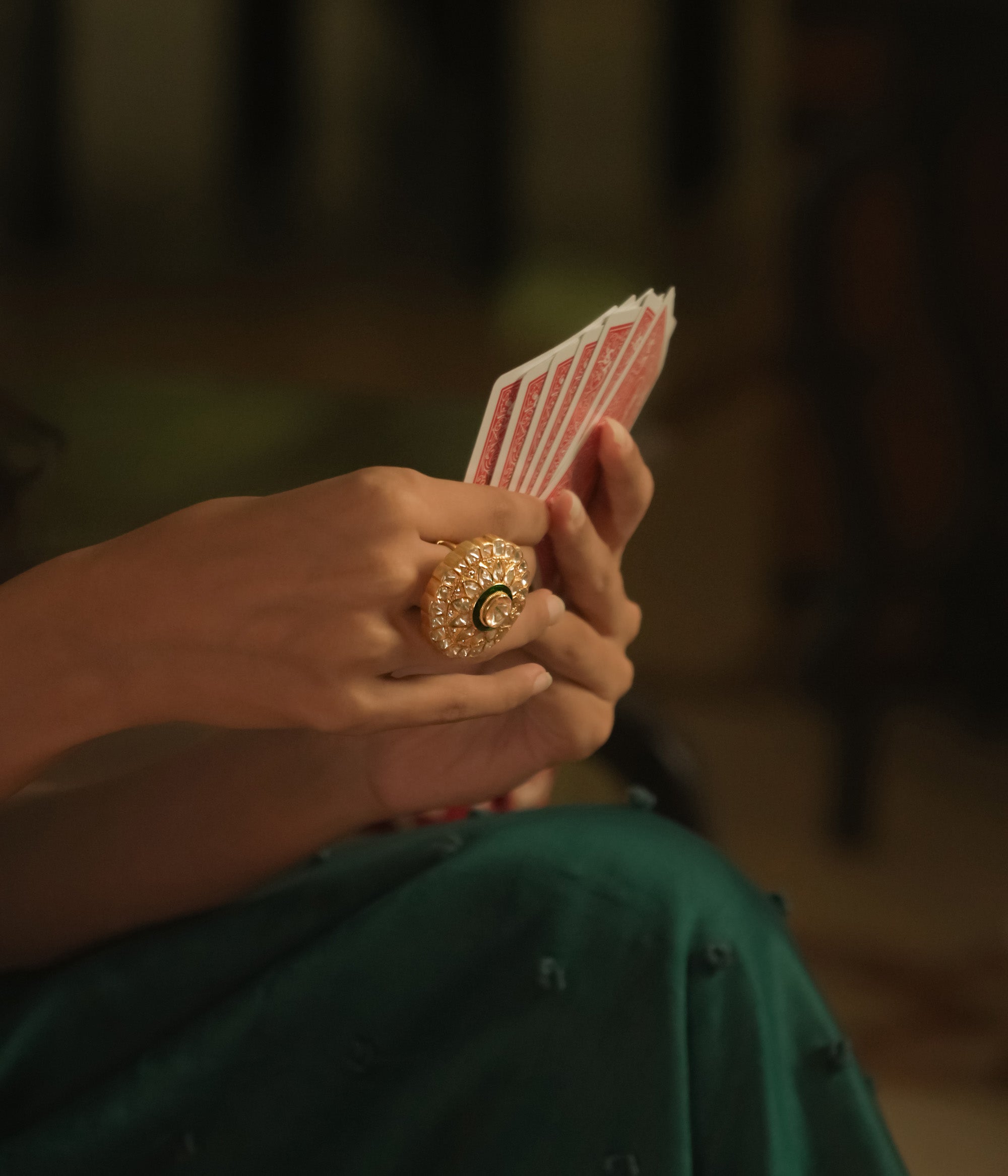 Handmade 92.5 silver ring for festive and wedding occasions