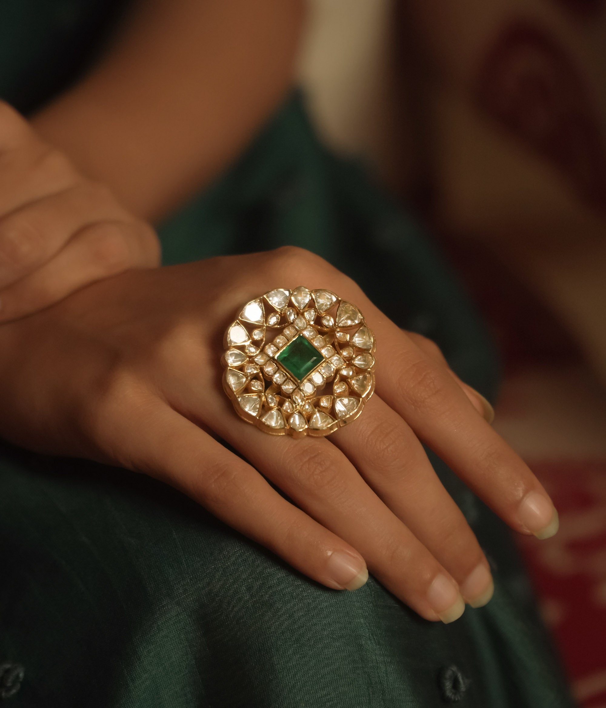 Emery Statement Silver Ring Chennai