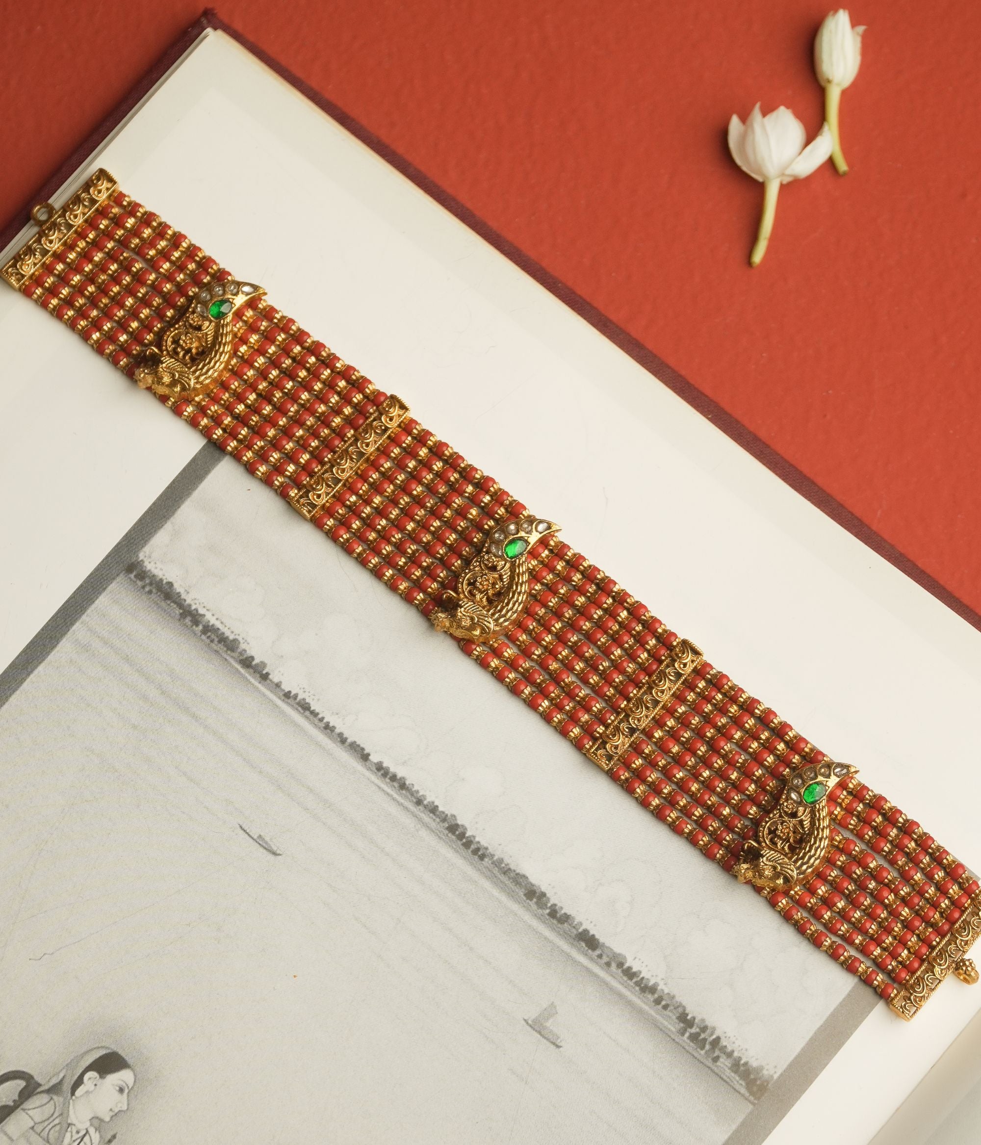 Savitri choker, 925 silver