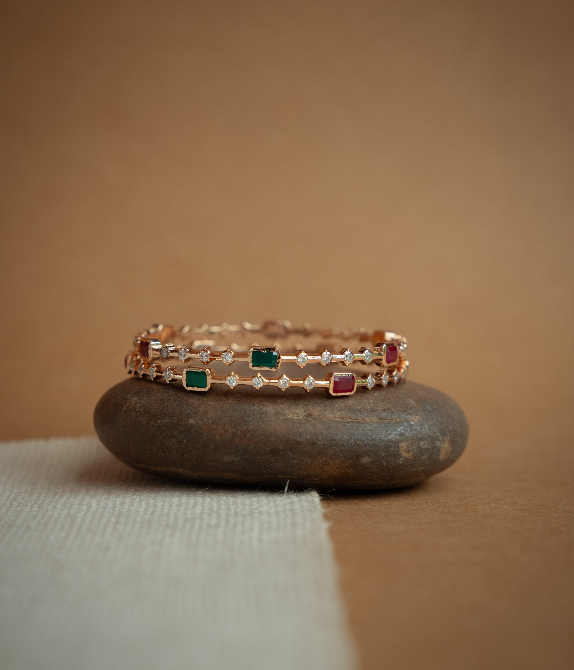 Polki and Swarovski bangle, luxe design
