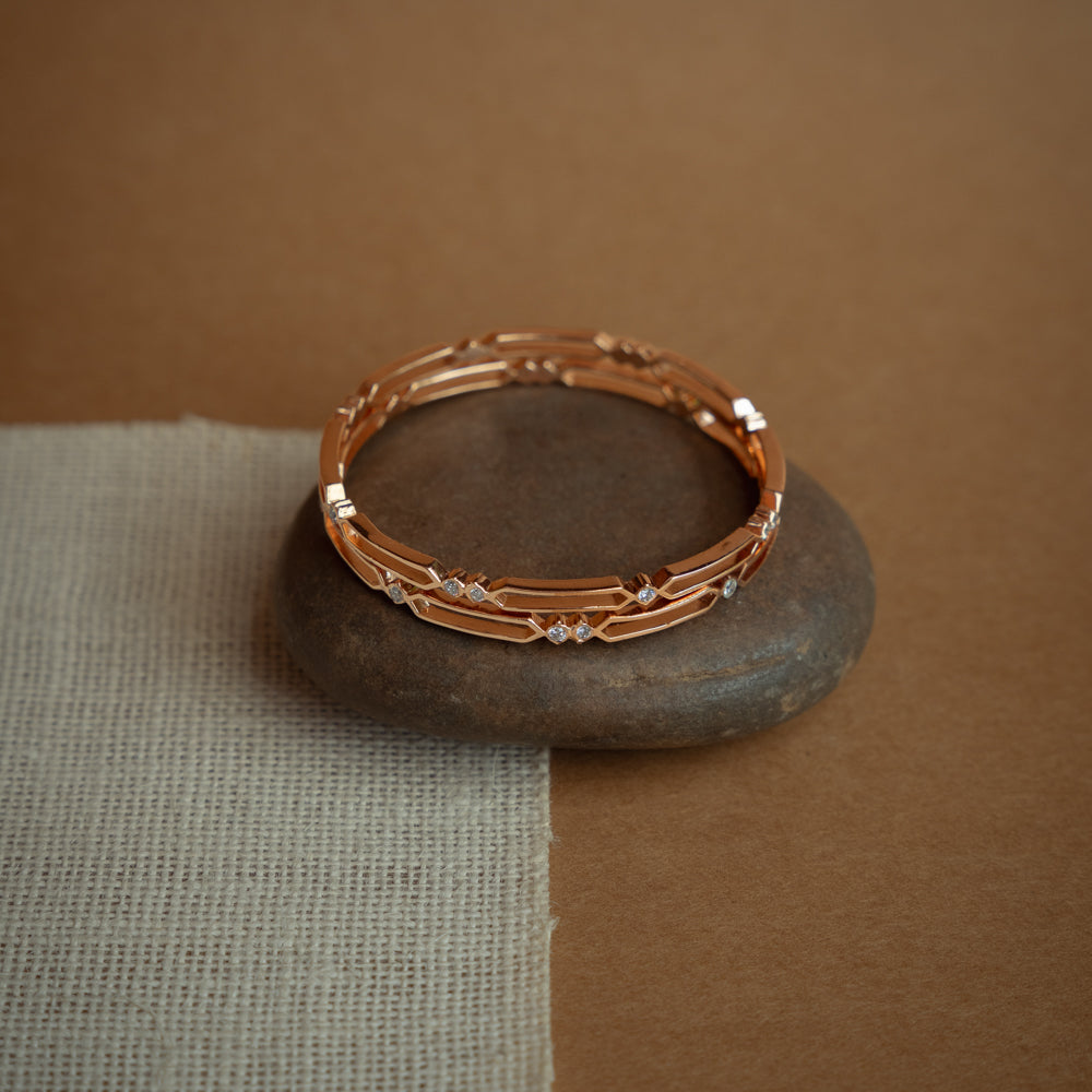 Enchanted Mosaic Bangle 92.5 Silver