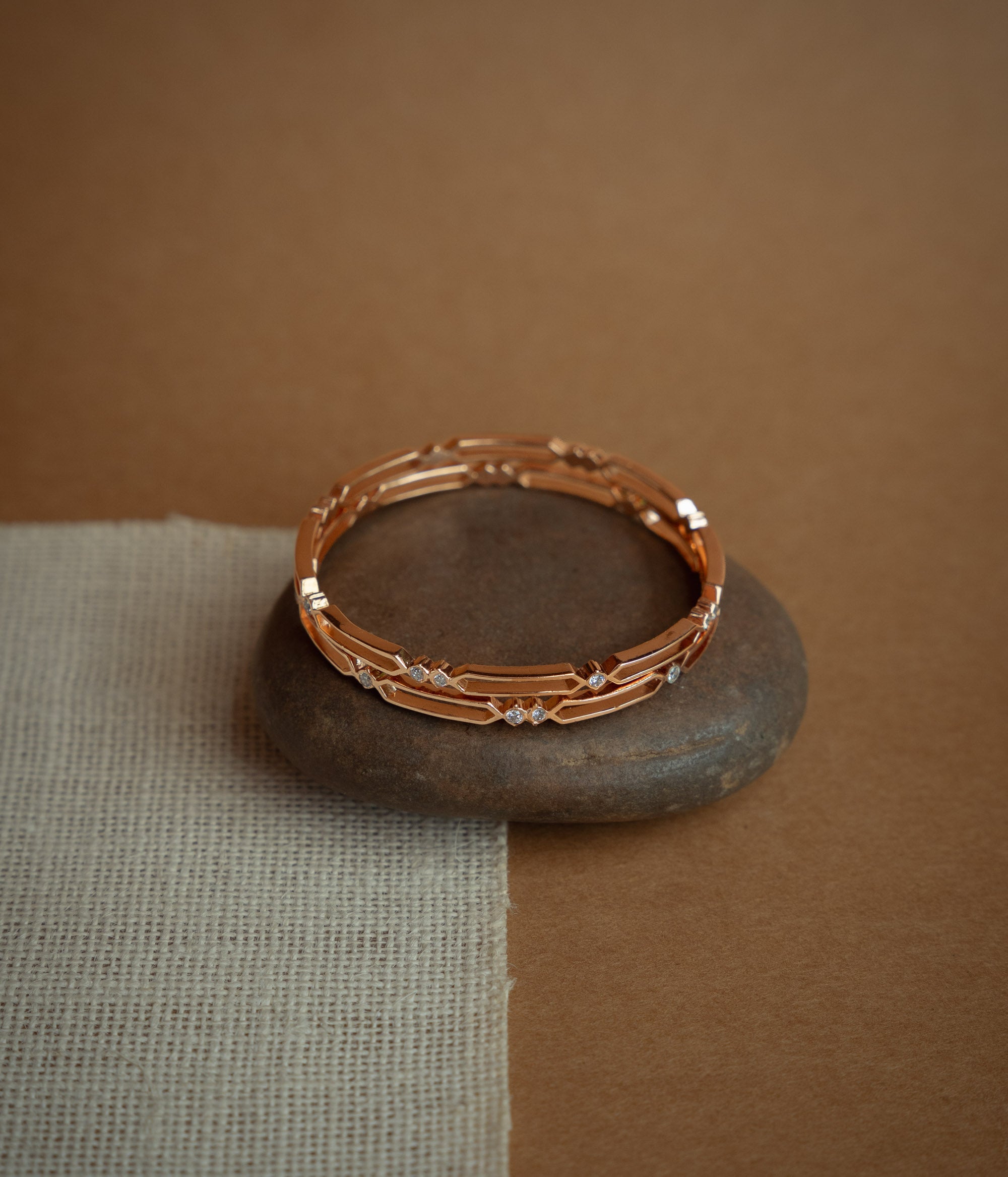 Swarovski Stone Silver Screw Bangle