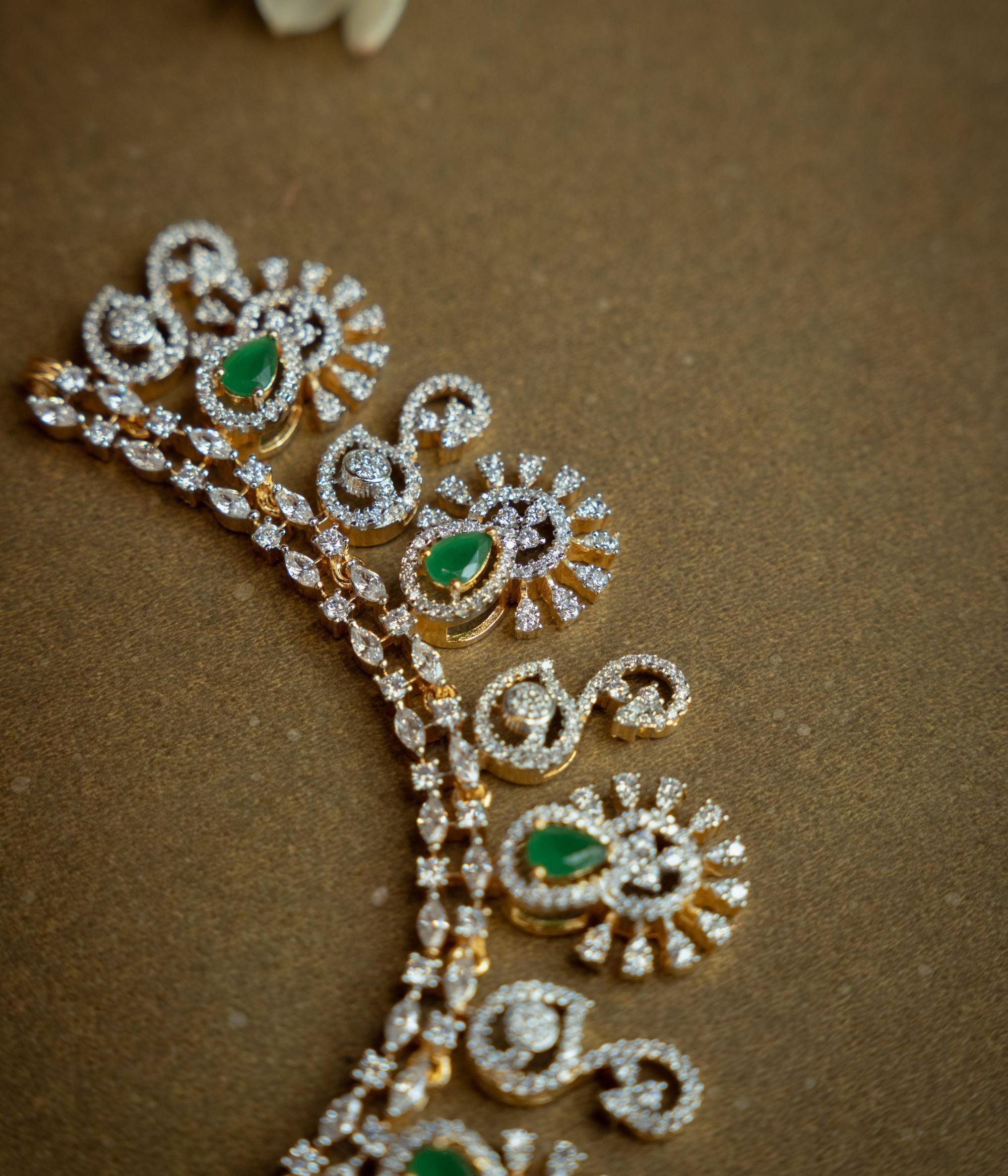 Opulent royal necklace, 925 silver