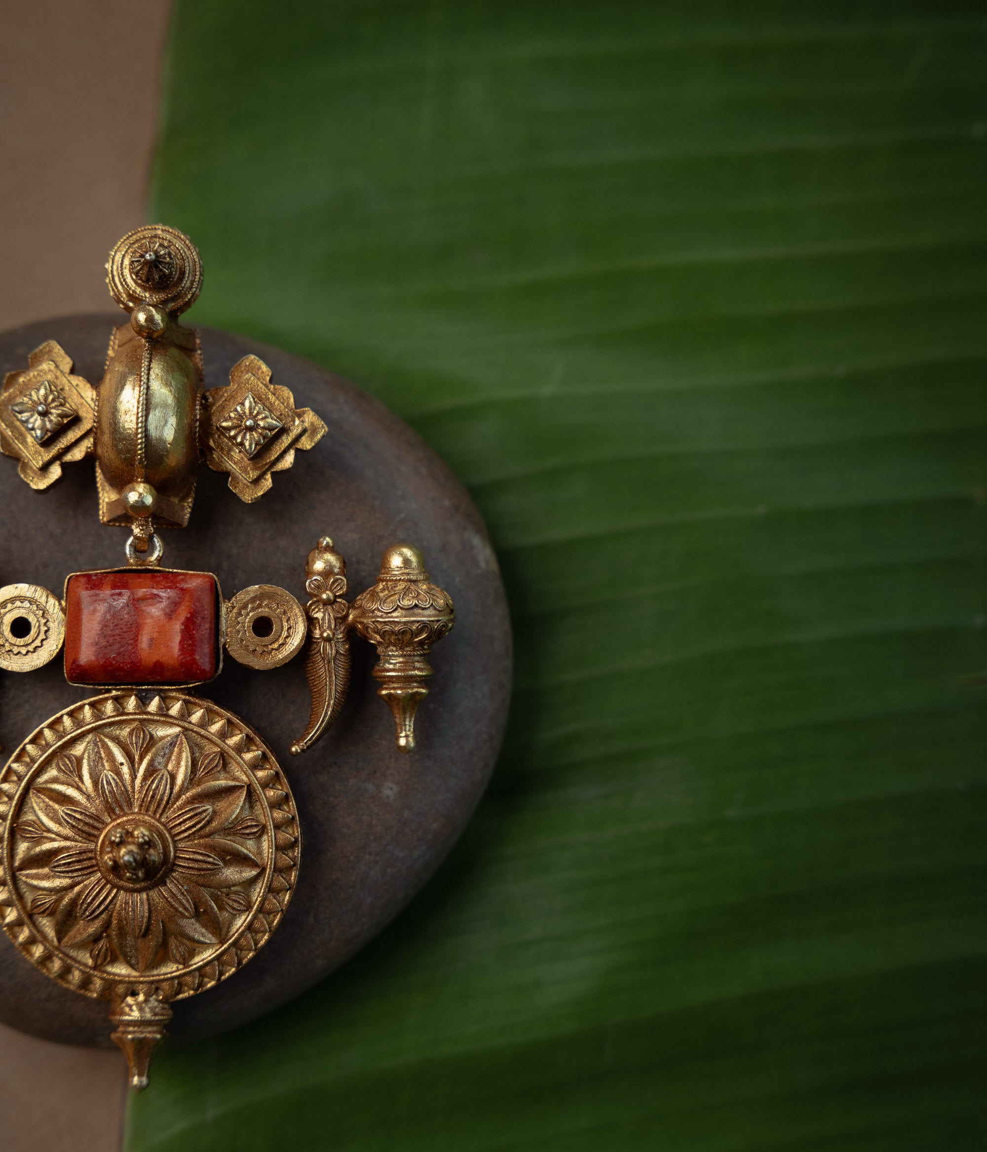 Trible Pendant with nan, themed around Heritage.