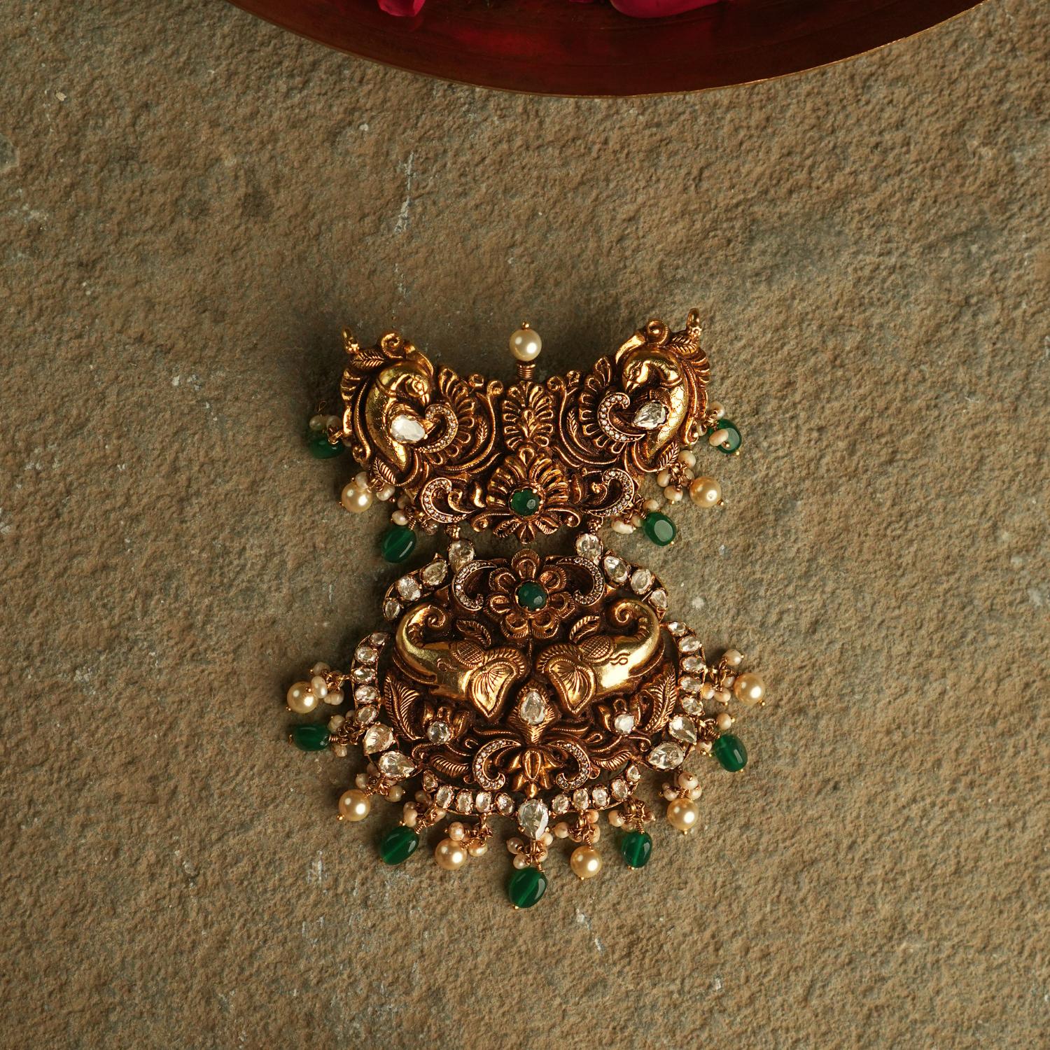 Pavo Nakshi Pendant