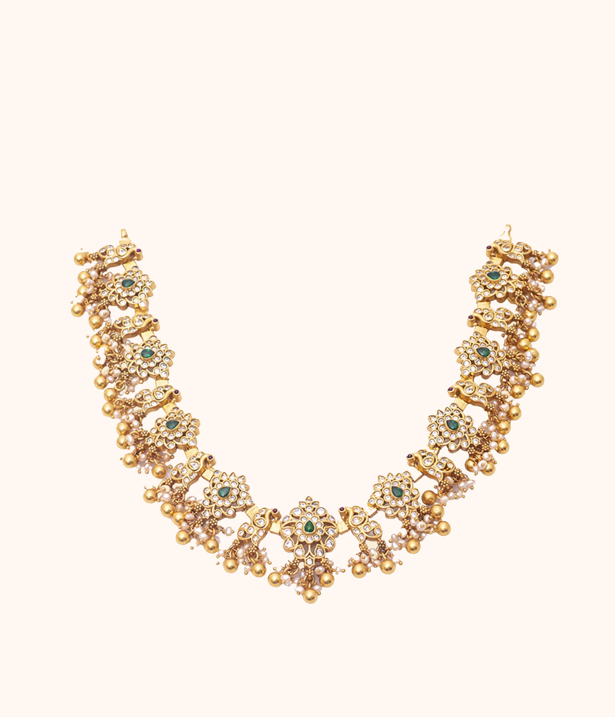 Aaharya Green Necklace