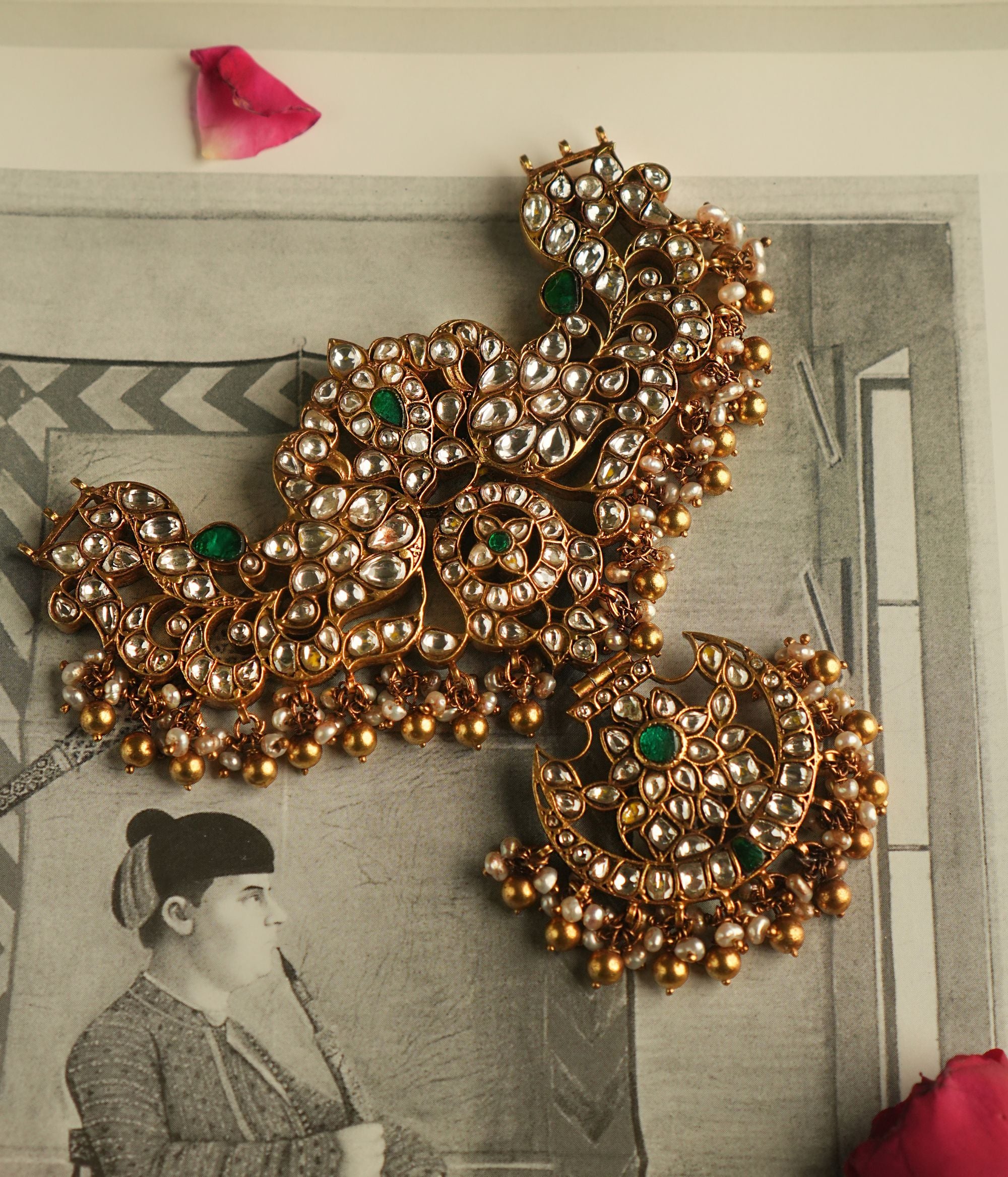 Handcrafted Madhuri Pendant silver pendant for festive occasions