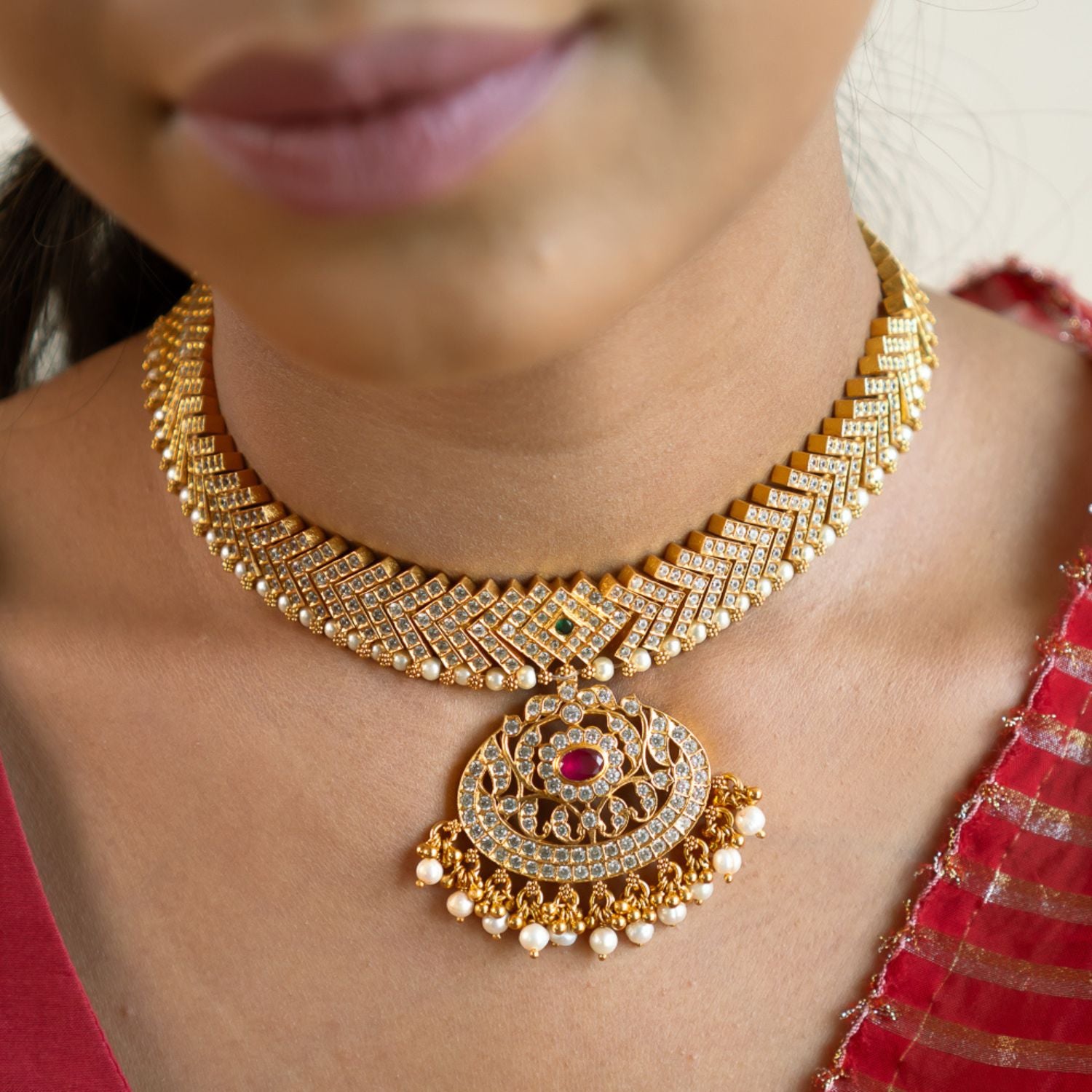 Tanjore Necklace