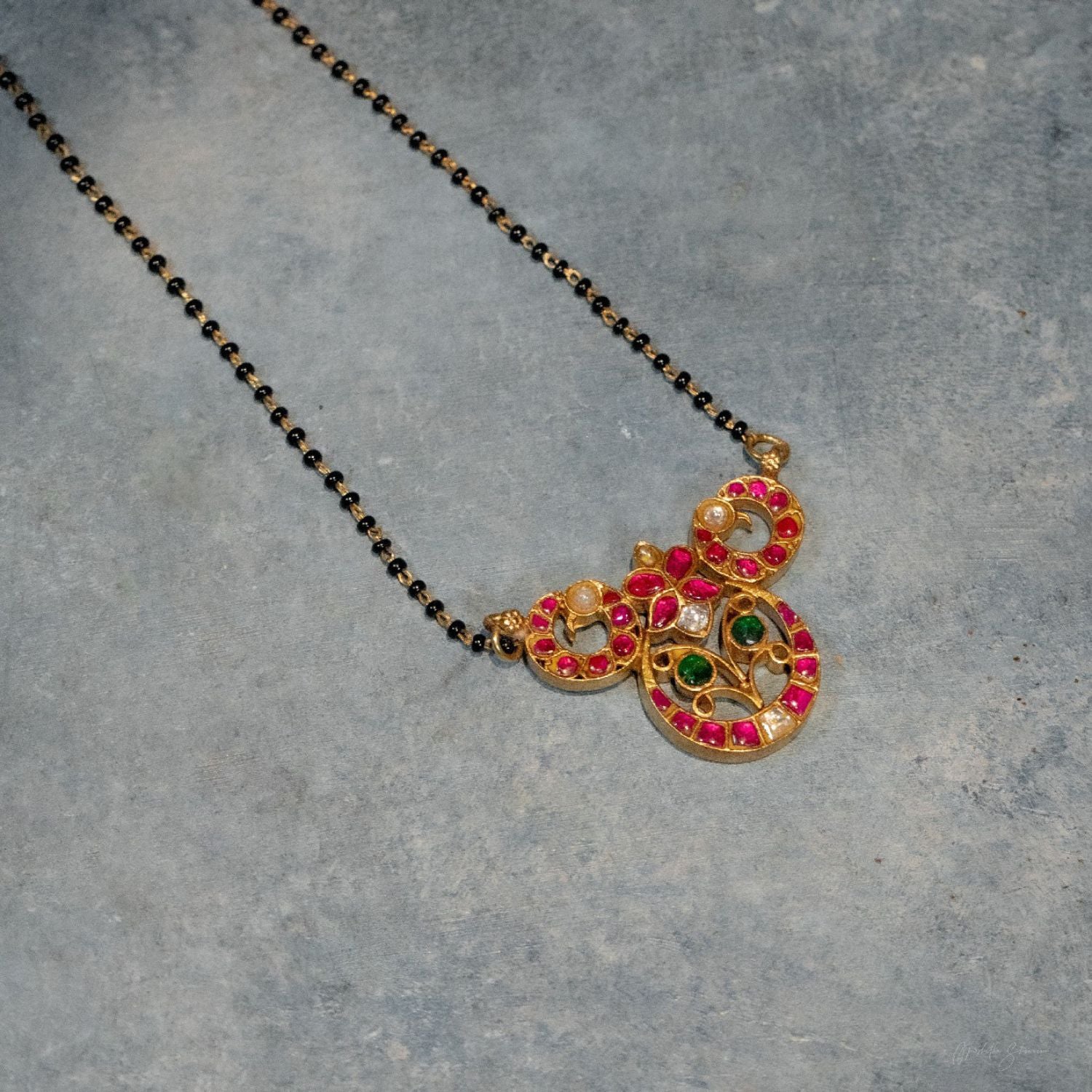 Revati Kundan Pendant  Necklace
