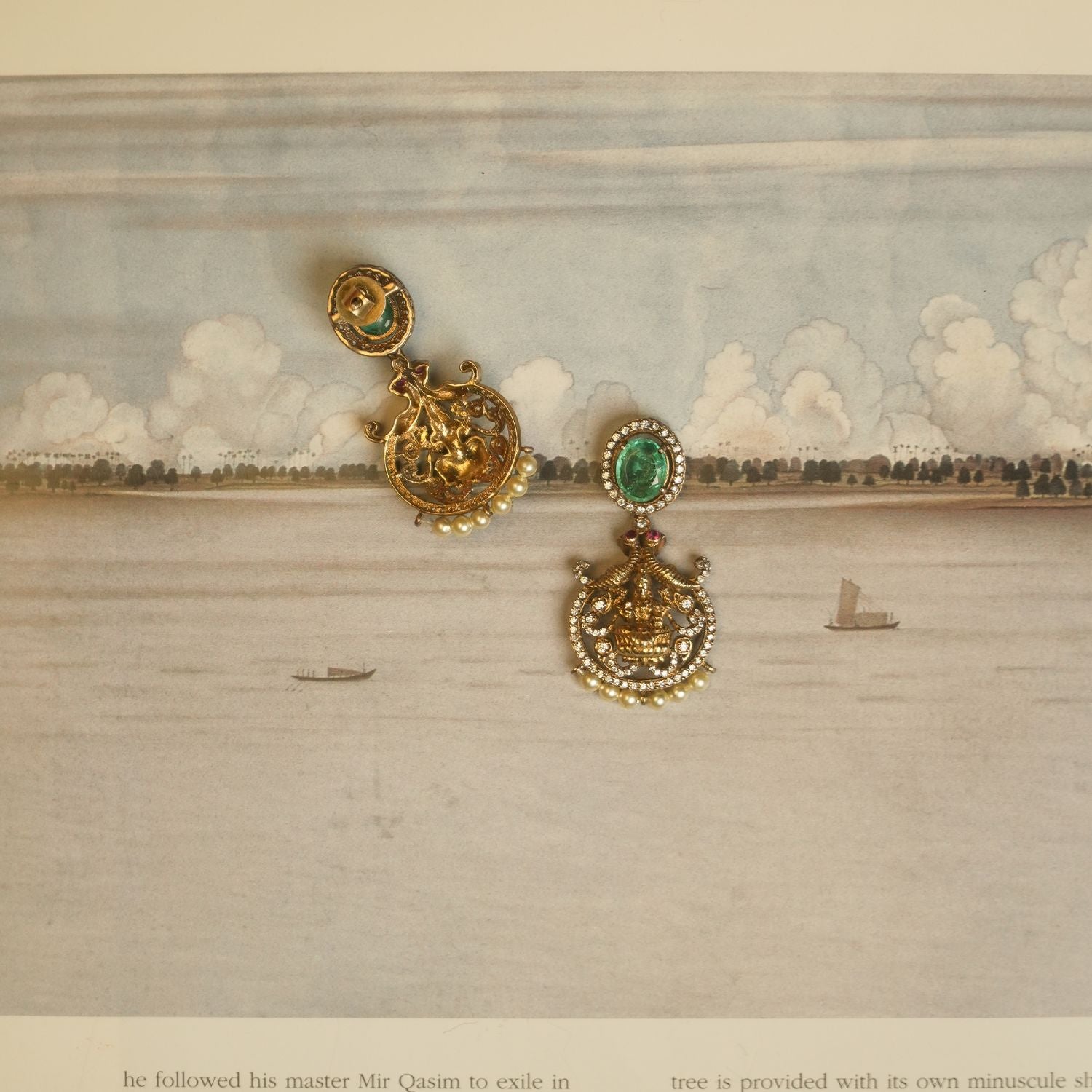 Juhi earrings, 925 silver