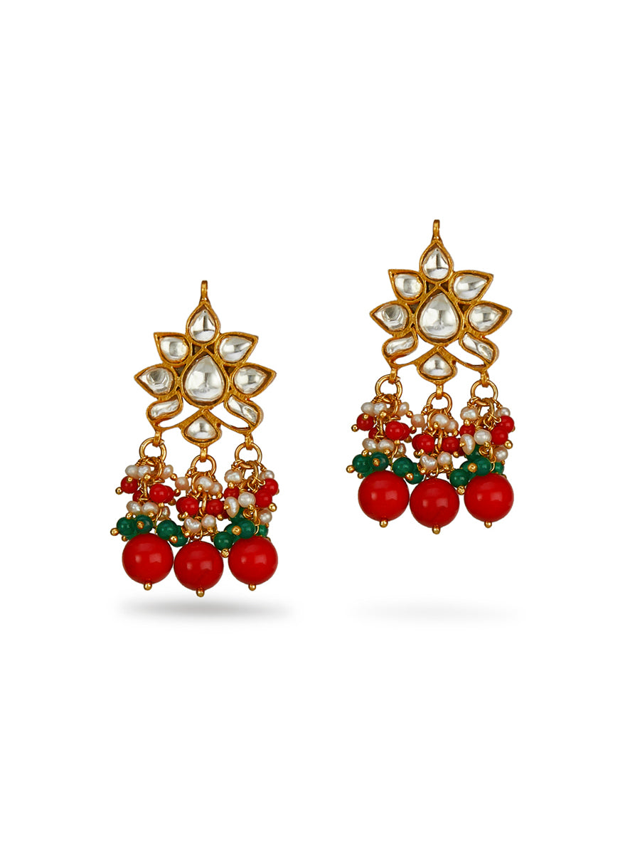 Expressions in Red Earrings