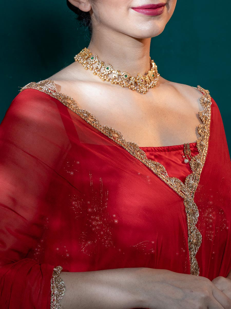 Aaharya Red Necklace