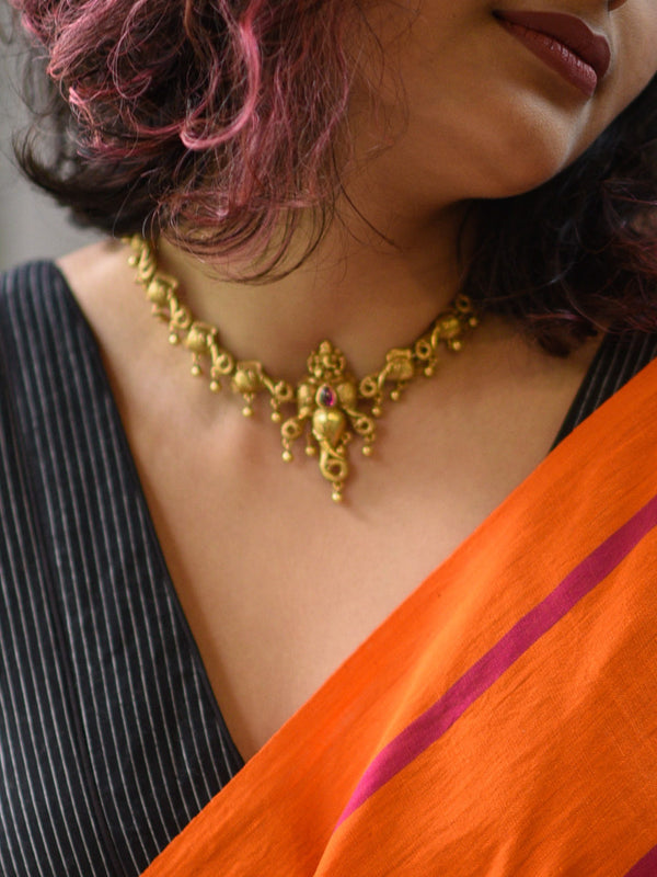 Gajavakra Necklace
