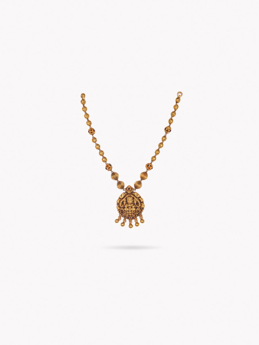 Uolaa Antique lakshmi Inspired Minimal Necklace