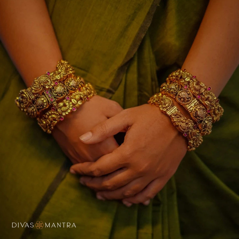 Mossy Brown Antique Kada