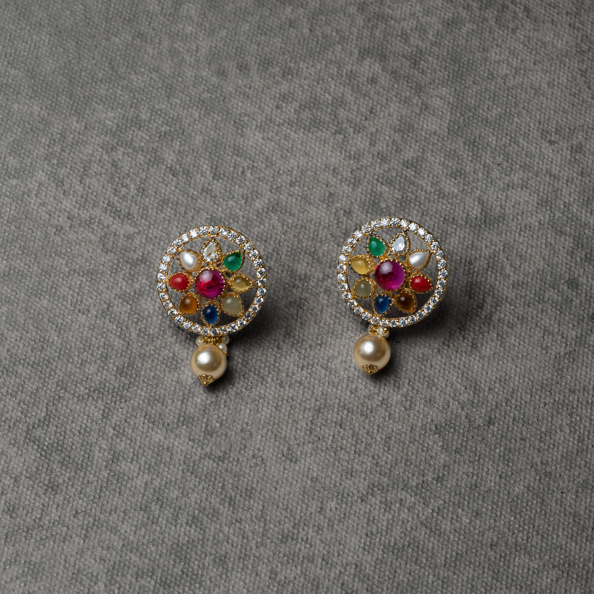 Raya Navaratna Earrings